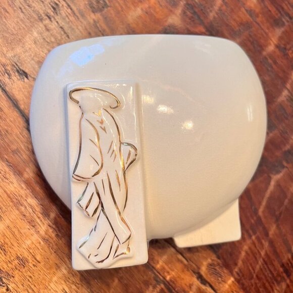 Vintage Asian Pillow Vase - Picture 2 of 11